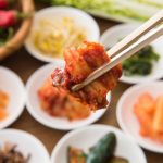 キムチの食事