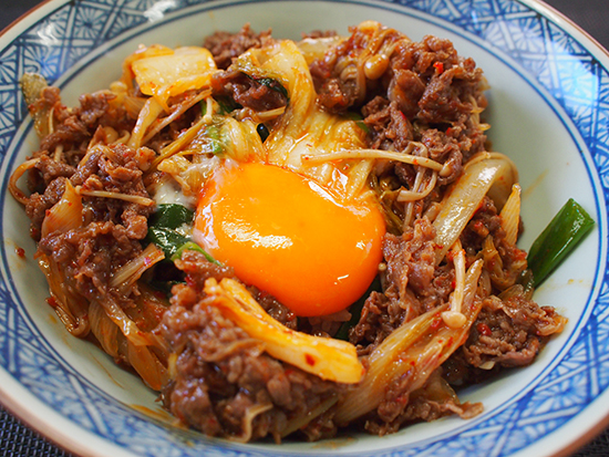 キムチ牛丼