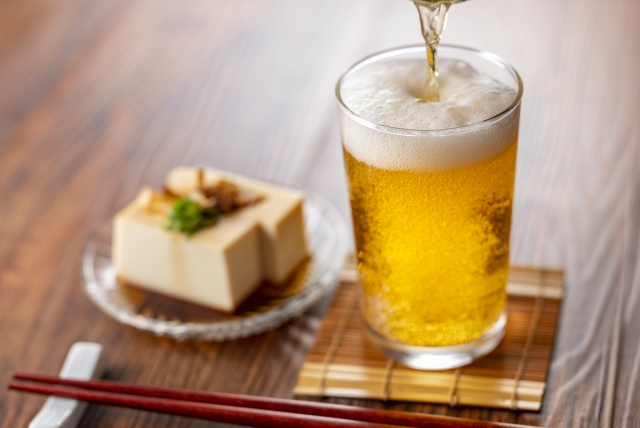 ビールと料理